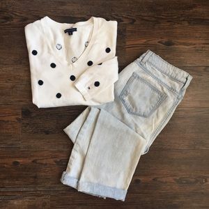 SOLD! Tommy Hilfiger Polkadot Long Sleeve